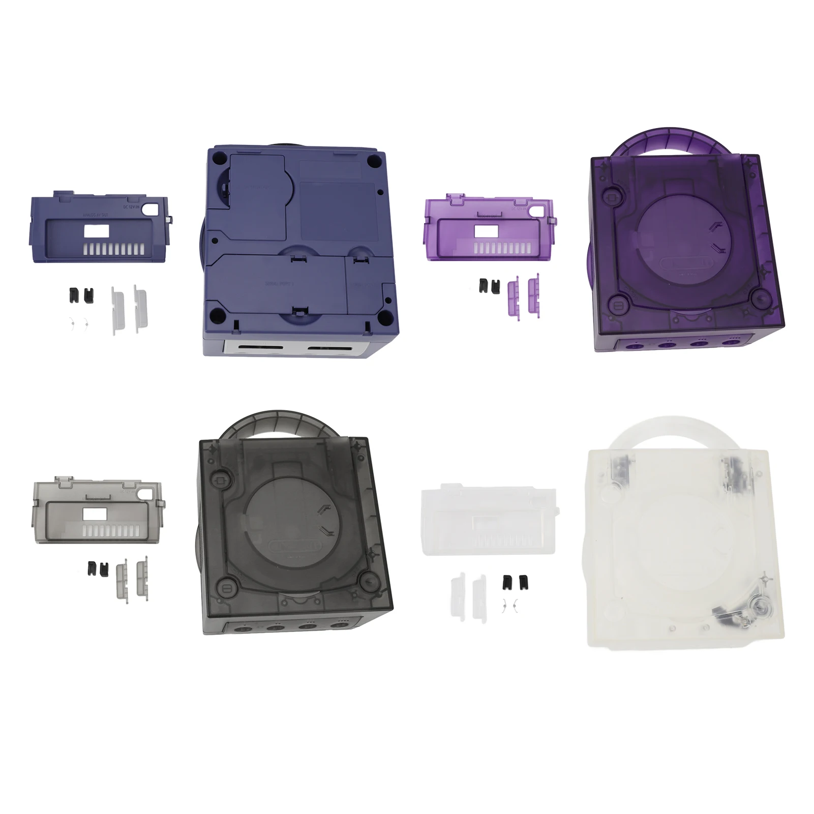 Game Console Accessories Game Console Shell Game Console Replacement Shell Home ABS Plastic Housing Case Accessories for NGC GC