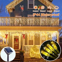 3.5M/7.5M Solar led colorful string lights Outdoor eaves decorative string lights Garden Party Courtyard Christmas decoration
