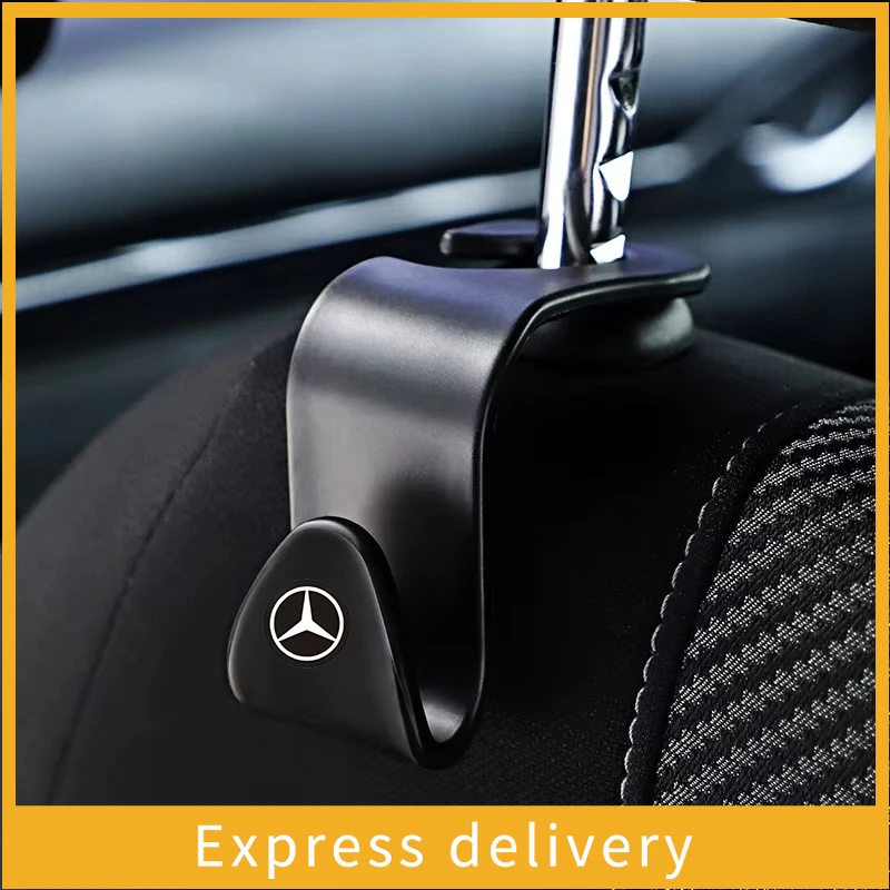 Gancho montado en el coche, gancho oculto para asiento de coche multifuncional para Mercedes Benz GLA CLA GLK GLE CLS ML GL A B C E clase W211 W221 W220