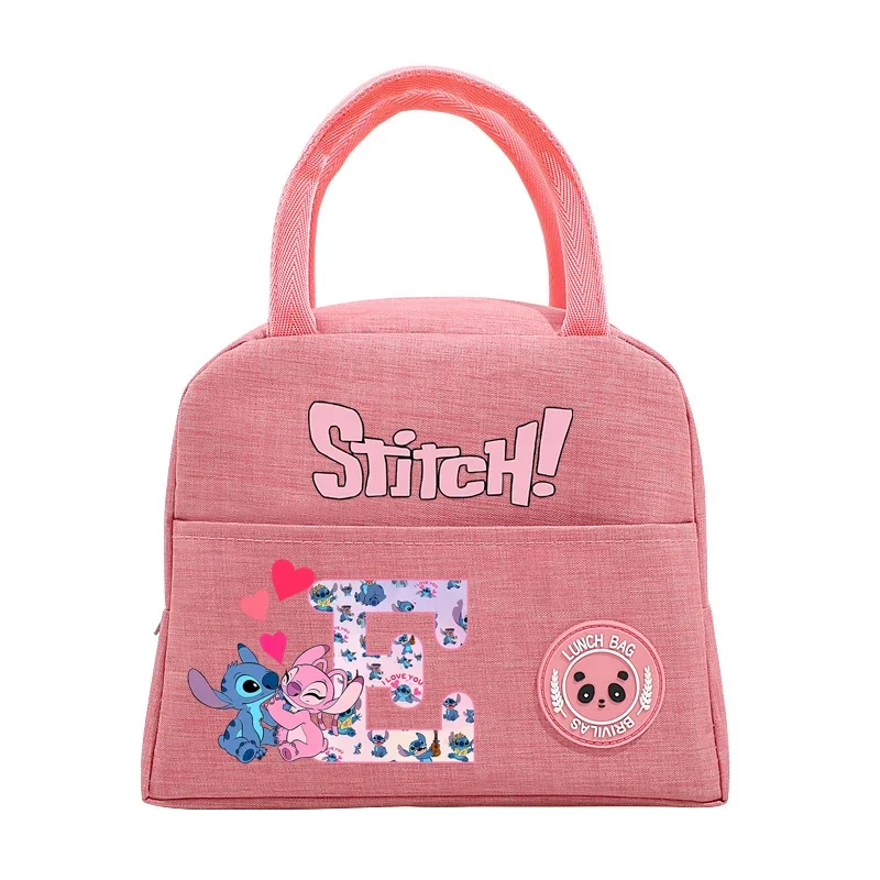 Lilo & Stitch Disney Girl Lunch Bag Portable Meal Bag Trip Lunch Picnic Dinner Cooler Warm Food Meal Bag Birthday Gift