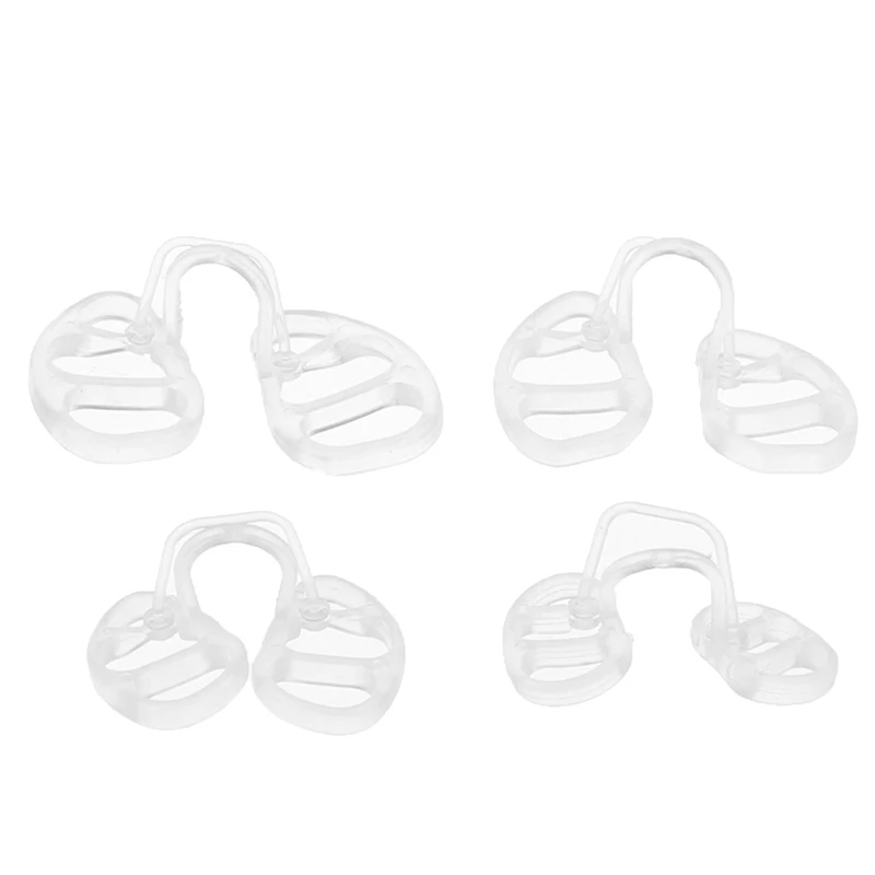 4Pcs/box Anti Snoring Nasal Dilators Solution Anti Snore Nose Clip Congestion