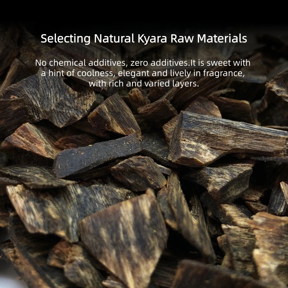 2025 كيارا رقم 7 أعواد بخور العود، زيت خشب القلب وبخور كيارا المدى بالحشرات، علاج عطري طبيعي داخلي، يانع ومنعش