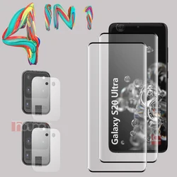 3D Tempered Glass For Samsung Galaxy S20 Ultra Screen Protector Camera Lens Film Samsung S20 Ultra Glass Protective