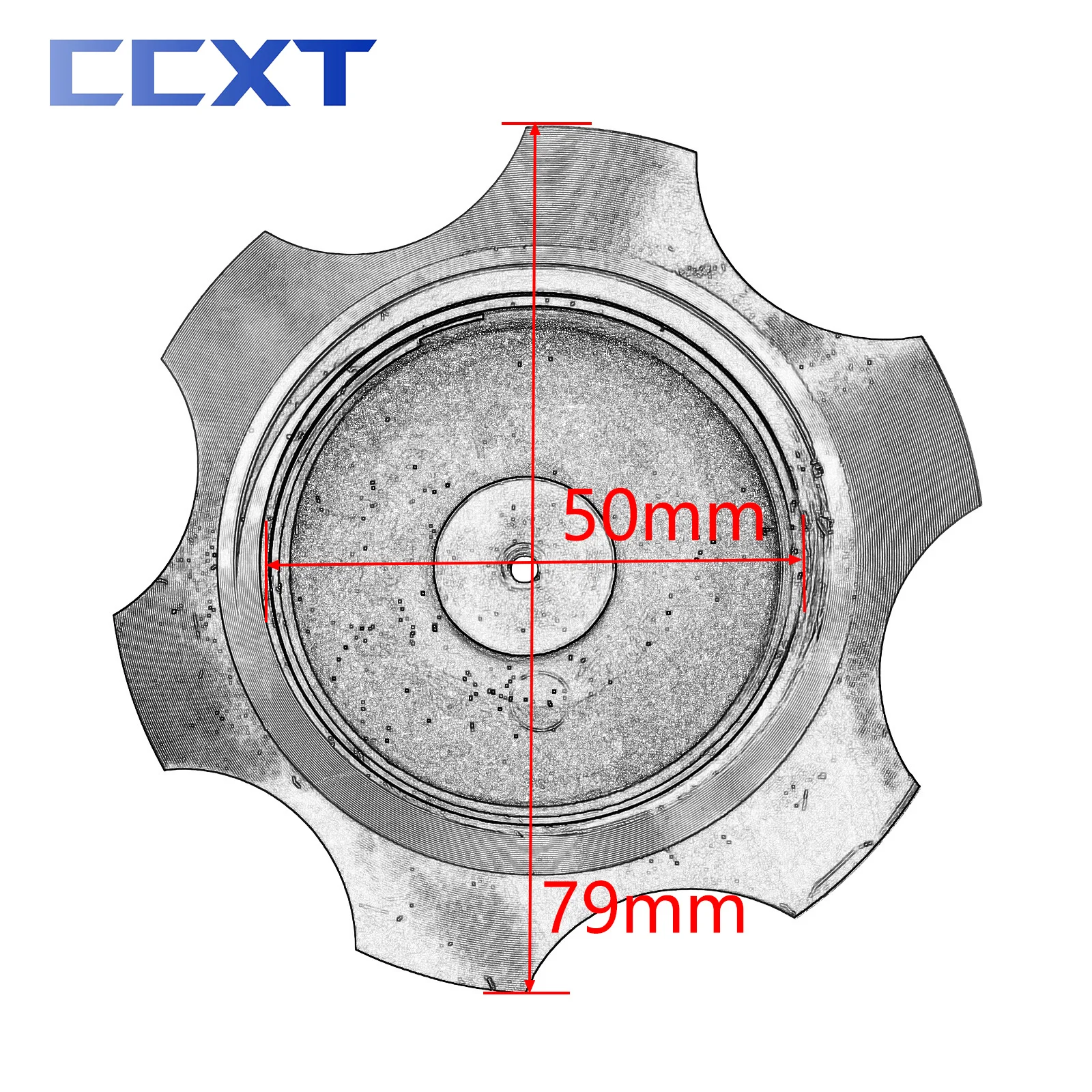 Tampa universal do tanque de combustível de gás de corrida de alumínio CNC 50mm com tampa de ventilação para Yamaha Kawasaki Honda KTM Suzuki