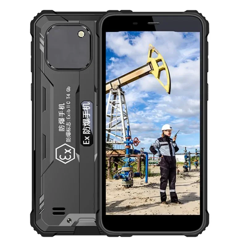 Google play No Camera Rugged Smartphone Explosion-Proof Android 14 Ex phone, 4G/6G 5,93HD/128GB 256GB 6300mAh Waterproof