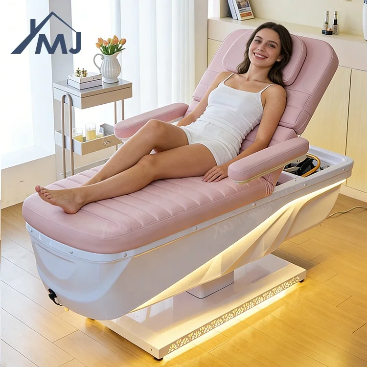 Luxury Lash Massage Table Electric Salon Bed Hair Washing Shampoo Chair Head Spa Bed