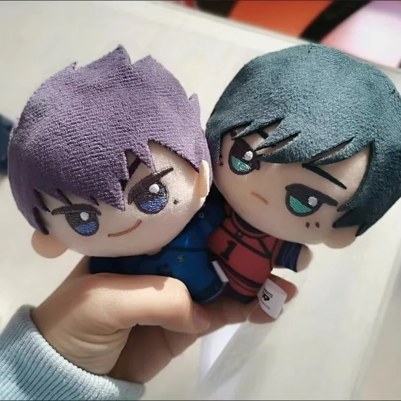 New Hot Anime Blue Lock Vol.7 Hiori You Isagi Yoichi Cosplay Plush Doll Fluffy Maumet Pendant Puppet Keychain Keyring Charm Gift