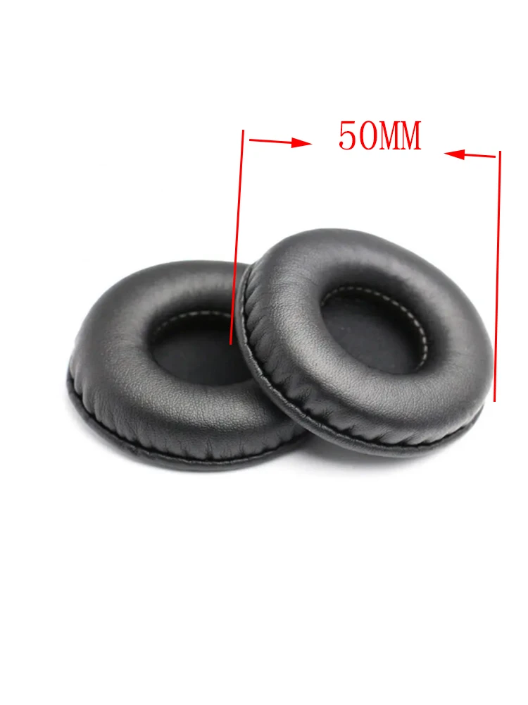 Ohrpolster für Kopfhörer, Schwamm, Leder, Schaumstoffkissen, 40 mm, 50 mm, 55 mm, 60 mm, 65 mm, 70 mm, 75 mm, 80 mm, 85 mm, 90, 95 100, 105 mm, 110 mm