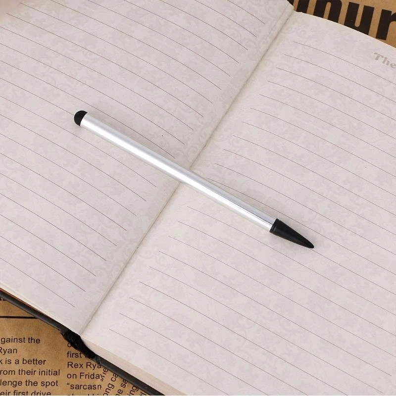 High-Sensivity Fiber Tip Capacitive Resistive Dual-tip Universal Touchscreen Pen for most Tablets & Cell Phones