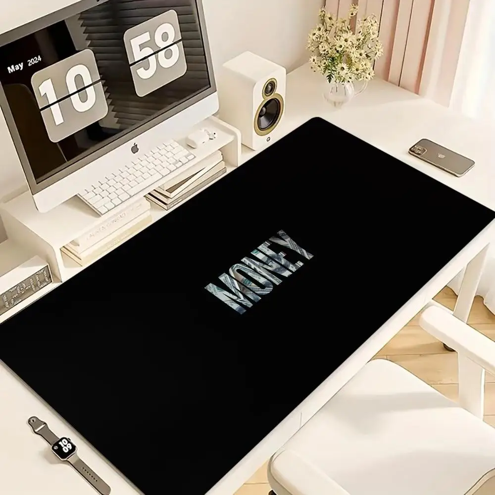 

Gaming Laptop Dollar Printing Desk Mat Wrist Pad Mouse Pc Accessories Table Pads Deskmat Gamer Cabinet Keyboard Keycaps Mausepad