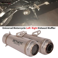 51mm/60mm Slip On Motorcycle Exhaust Motorcycle Exhaust Pipe Muffler Left Right Exhaust Pipe For Kawasaki Z900 FZ6 N R6 CBR1000R