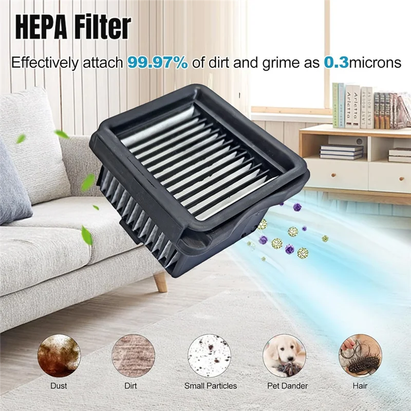 B99A-Filtro spazzola a rullo per Midea X11/X11pro/GX7 Lavapavimenti Pezzi di ricambio Set spazzola a rullo per lanugine segmentate