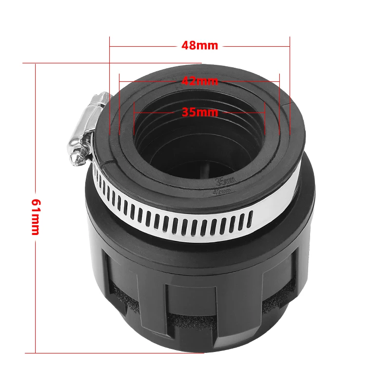 Motorcycle Air Filter 48mm 35mm 42mm Carburetor Air Filter Cleaner Motorbike Accessories For Yamaha Suzuki Kawasaki Honda Ducati