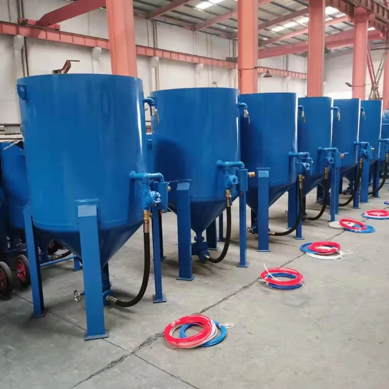 Portable Sandblaster Sandblasting Machine 500 Litre Pressure Sand Pot For Car Auto Body Rust Removal Paint Stripping