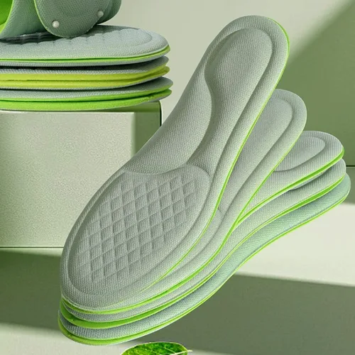 Imagen 2 del producto Plantillas ortopédicas de espuma viscoelástica blanda Unisex, zapatos desodorantes transpirables, accesorios para zapatos deportivos antisudor y antibacterianos, 2/10 Uds.