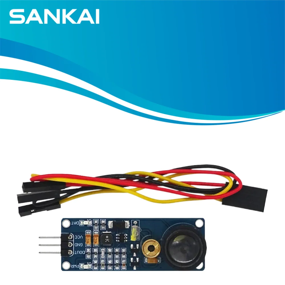 Waveshare Laser Obstacle Detector, 1.5m Range, Boost Circuit, Digital I/O, for Smart Robot/Car