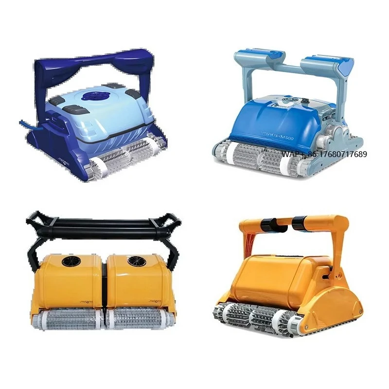 Imported China  2*2 Swimming Pool Dual Body Machine Fully Automatic Suction Underwater Cleaning Robot Pool Bottom Vacuum