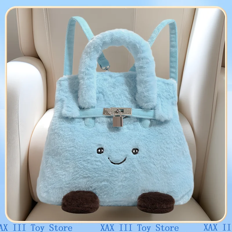 Novo em estoque outono/inverno bonito japonês e coreano menina saco macio céu azul pequeno fresco portátil bolsa de ombro único mochila