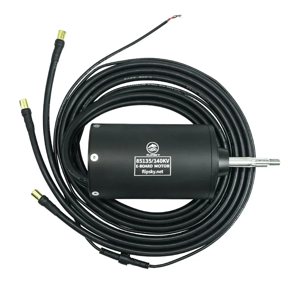 

Fully Waterproof Motor Brushless Sensorless 85135 140KV 8000W for Efoil | Ejet Boards | Electric Surfboard