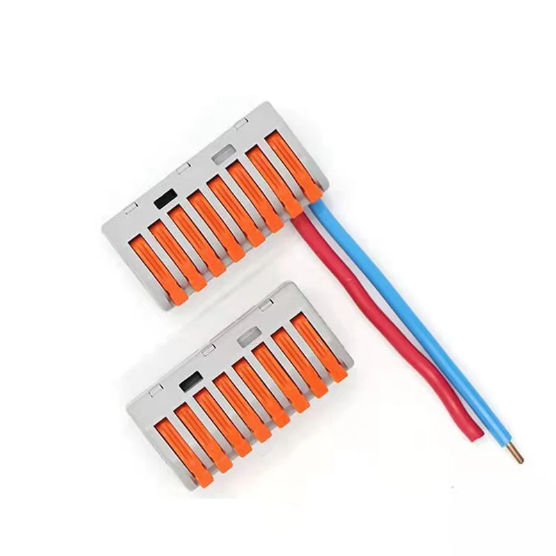 1/5/10PCS  Mini Fast Wire Connectors Universal Compact Wiring Connector Push-in Terminal Block