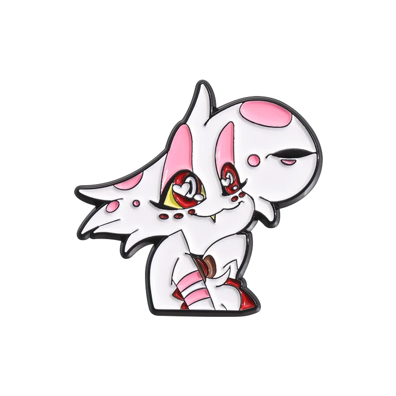 Cute Angel Anime Enamel Pin image