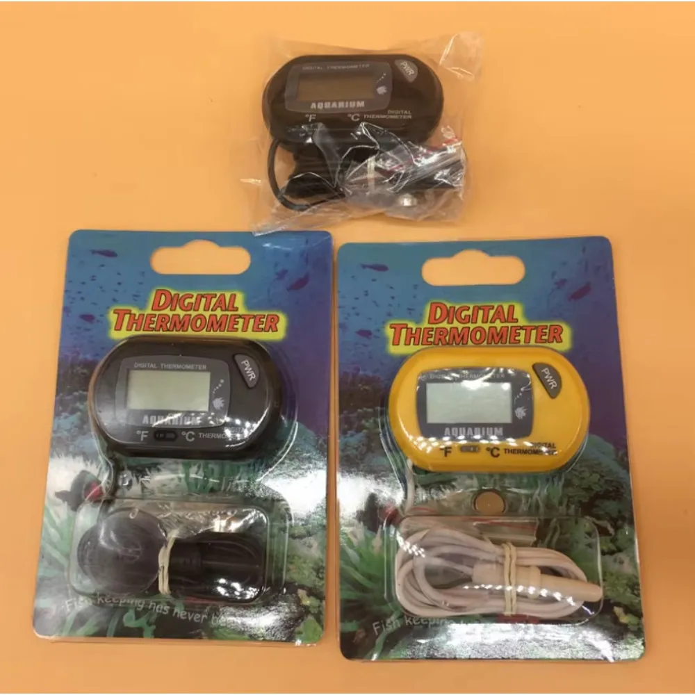 ST-3 termômetro de tanque de peixes de alta precisão tipo otário com sonda medidor digital de temperatura da água ST-3