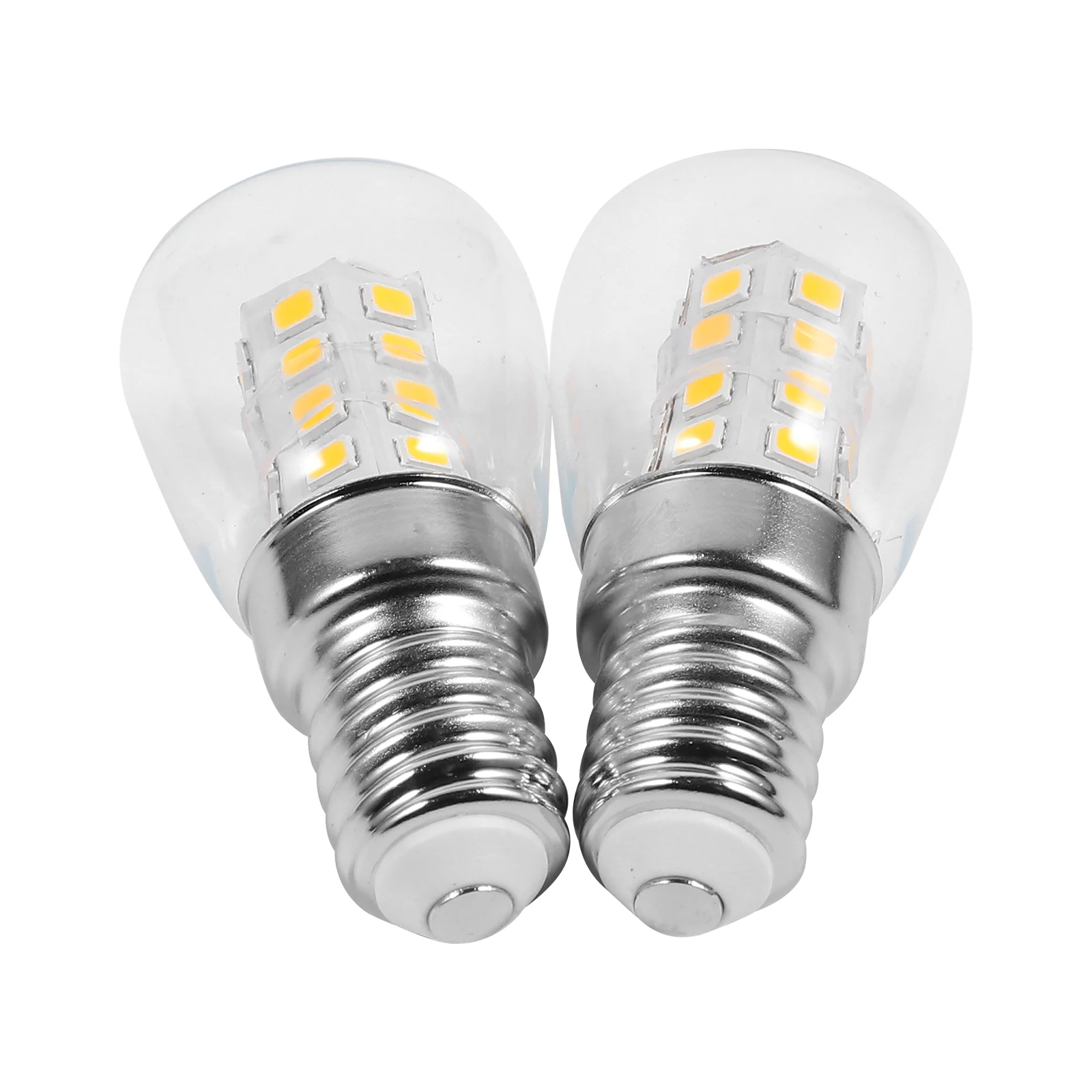 

2PCS LED Light Bulbs 3W E14 Warm White Refrigerator Sewing Machine Bulb Replacement Low Power Energy Saving LED Bulb Set