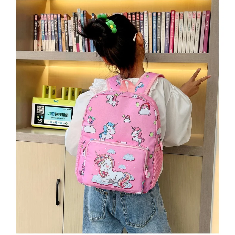 New Children Cartoon Unicorn Dinosaur Small Backpacks In Kindergarten Cute Little Girl Boy Baby Schoolbags for Snack Lightweight