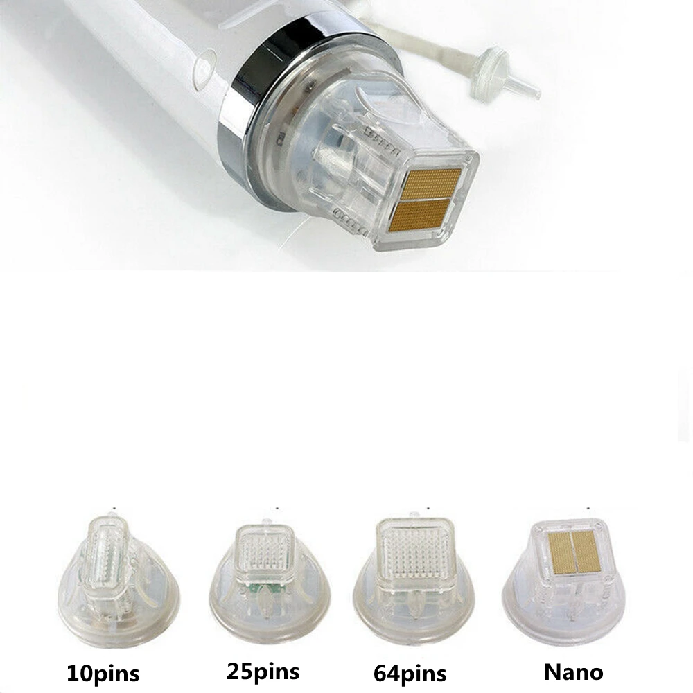 Disposable RF Microneedling Cartridge Gold Plated 10/25/64Pins Nano Cartridges Accessory For Fractional RF Machine