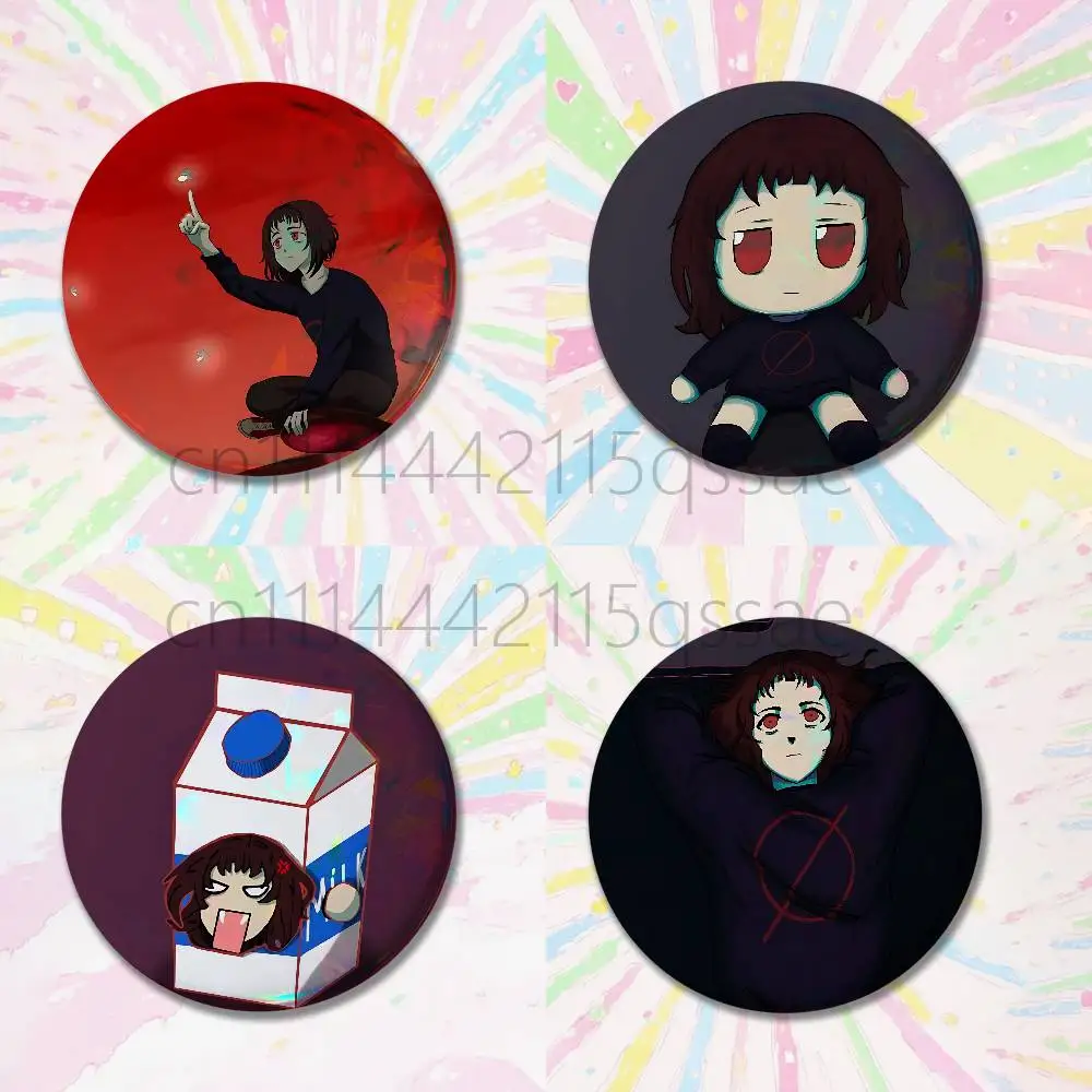 Milk Inside a Bag chan Milk 32/44/58mm Handmade Pins Round Brooch Badge Backpacks Clothes Jewelry Gifts