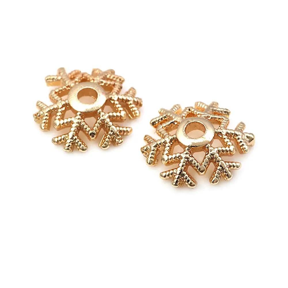 قبعات نحاسية مستديرة ، إكسسوارات مجوهرات ذاتية الصنع ، متجر ، 6 حبات من الذهب الوردي بقطر 8K ، 18 لون ، جودة عالية