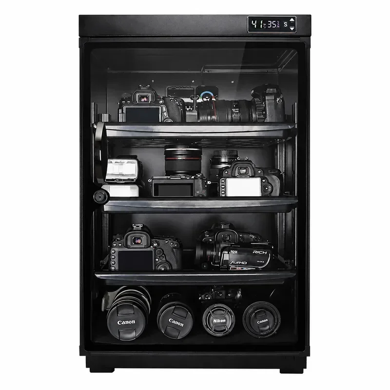 Huitong Digital Electronic Moisture Proof Box for SLR Camera and Lens Large Capacity Dehumidification Cabinet Drying Storage