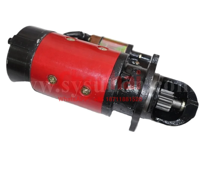 Dongfeng truck engine starter motor 4934622 4983068 QD2707A 6BT 24V 6.6KW Starting motor for sale