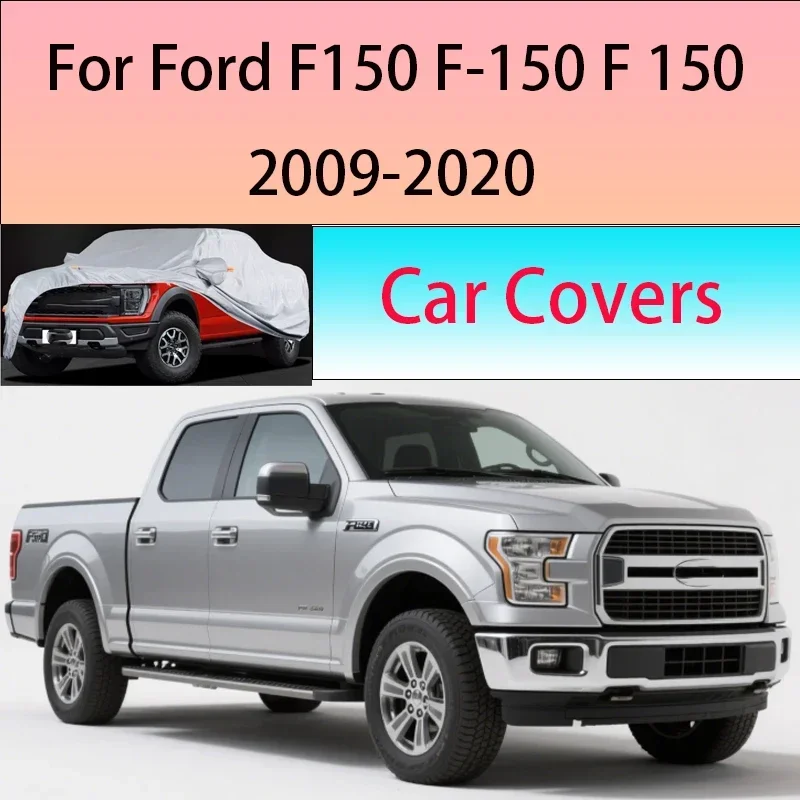 Car Covers For Ford F150 F-150 F 150 Outdoor Protection Full Car Covers Snow Cover Sunshade Waterproof Dustproof Exterior