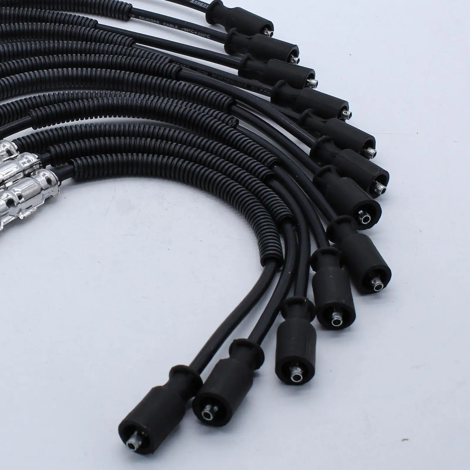 

High Performance Spark Plug Ignition Wire Set Reinforced Ignition Cable for Automotive Ignition Systems Replacement Parts