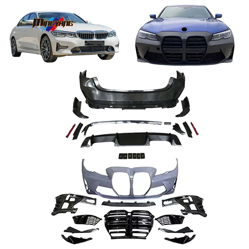 

Modification High Fitment G20 G28 M3 Facelift Car Bumpers Exhaust Accessories Bodykit for 3 Series G20 G28 Upgrade to M3 Des