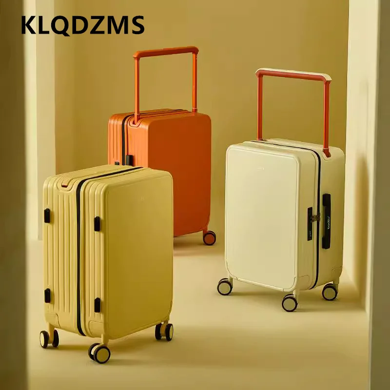KLQDZMS Carry-on Travel Luggage ABS+PC Boarding Case 18