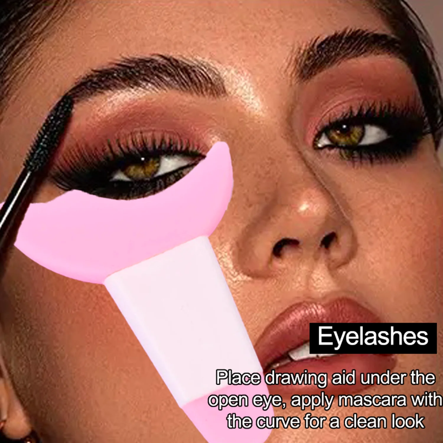 

Silicone Eyeliner Stencil Tool Reusable Winged Eye Makeup Guide Skin-Safe Certified DIY Friendly Unisex