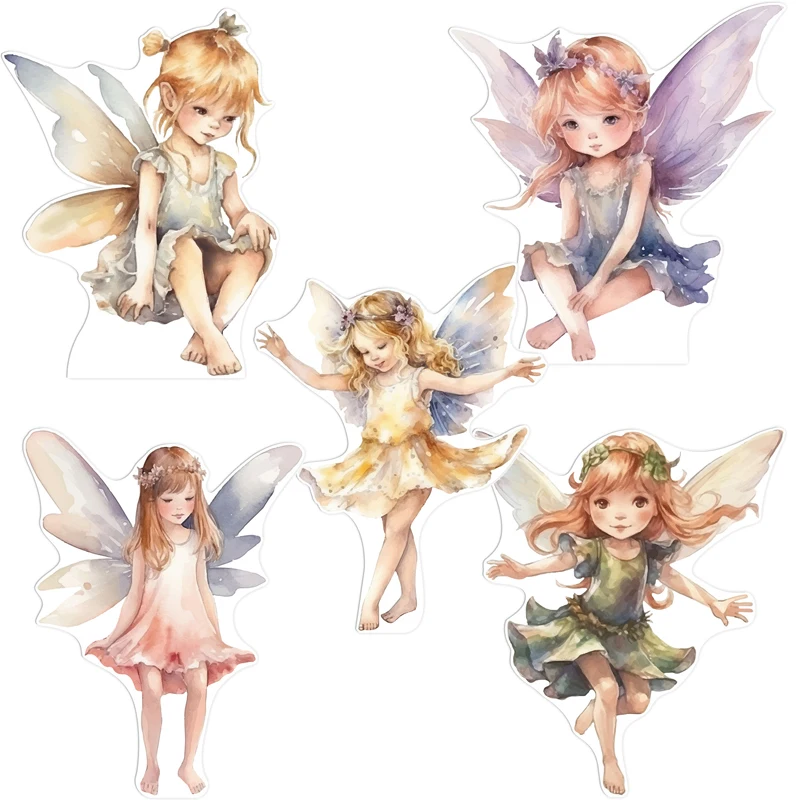 Fairy Cut Outs Foam Board Fairy Cutouts Standee Girl\'s Baby Shower Birthday Party Decorations Fairytale Party Props