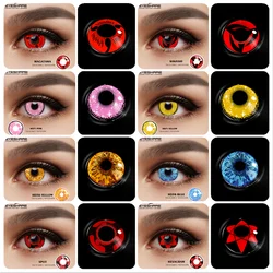 EYESHARE Color Contact Lenses for Eyes Sasuke Series Cosplay Pupils Makeup for Halloween Colored Contact Lenses Eyes Beauty