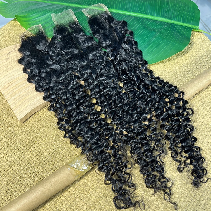 

Глубокие вьющиеся 2x6 настоящие HD кружевные застежки Только 100% человеческие волосы с глубоким пробором Невидимые HD кружевные застежки из расплавкой кожи Предварительно выщипанные необработанные волосы