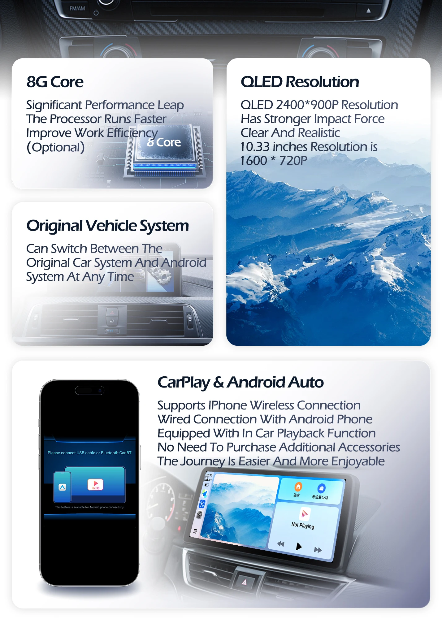 For Audi A3 2013-2020 2K ultra thin Screen 4G WIFI DSP Android 15 Car Radio Car Multimedia Video Player Stereo GPS Navigation