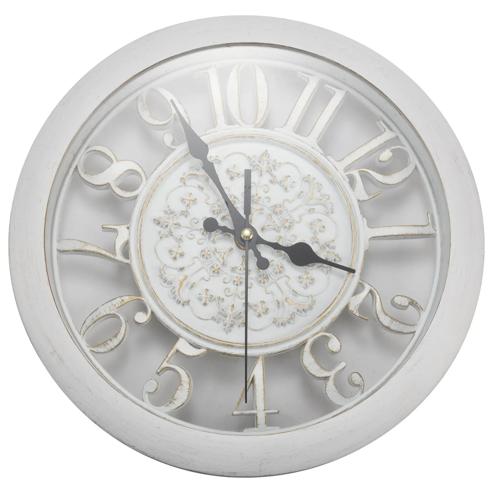 Orologio da parete Saat Clock de Pared Wall Saati orologi da parete digitali Vintage orologio da parete orologio da parete Horloge Wall Quartz (bianco)