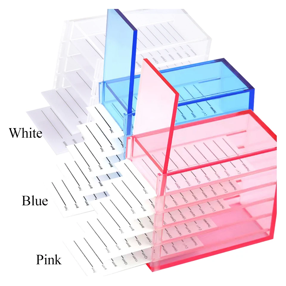 Aufbewahrungsbox für falsche Wimpern, 5-lagig, Acryl-Palette, Wimpernhalter, Palette, individuelle Wimpernverlängerung, Kleber, Präsentationsständer, Make-up-Werkzeug