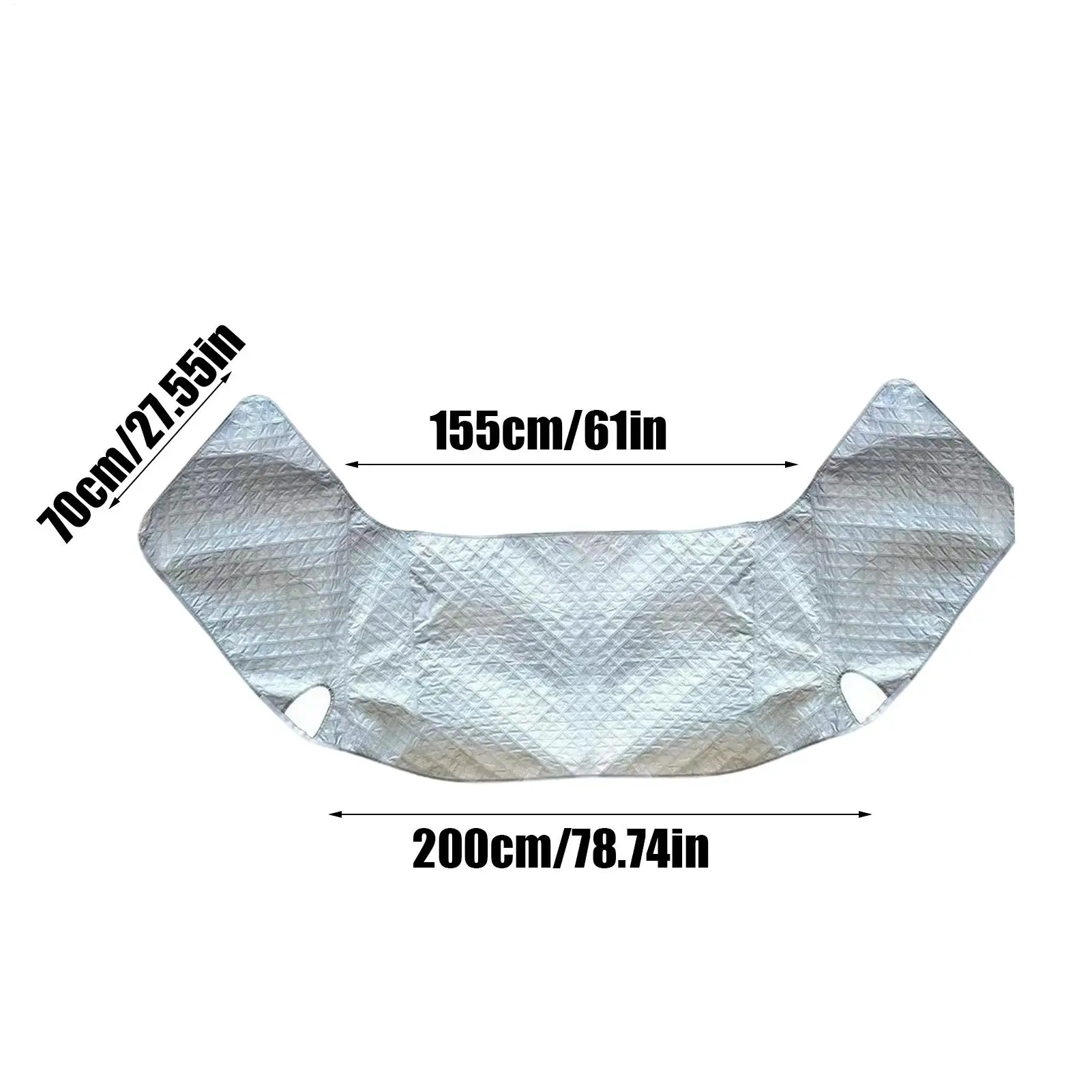 Picture 7: RV Front Window Cover Foldable Waterproof Protector Shield UV Protection RV Window Covers For Ice Snow Winter Frost Exterior
