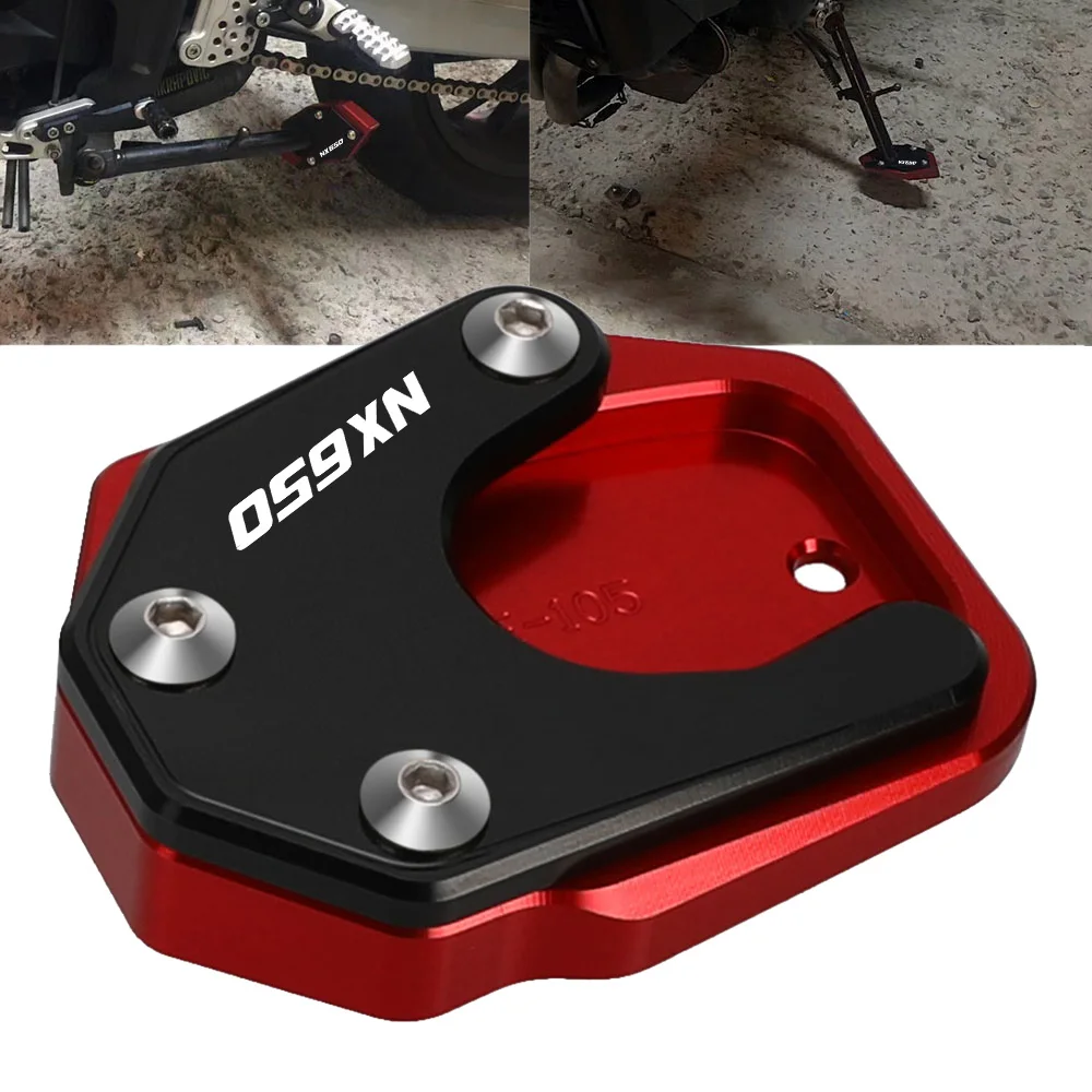 

For Honda NX650 NX 650 J-X Dominator 1993 1994 1995 1996 1997 1998 1999 Side Stand Enlarger Plate Kickstand Enlarge Extension