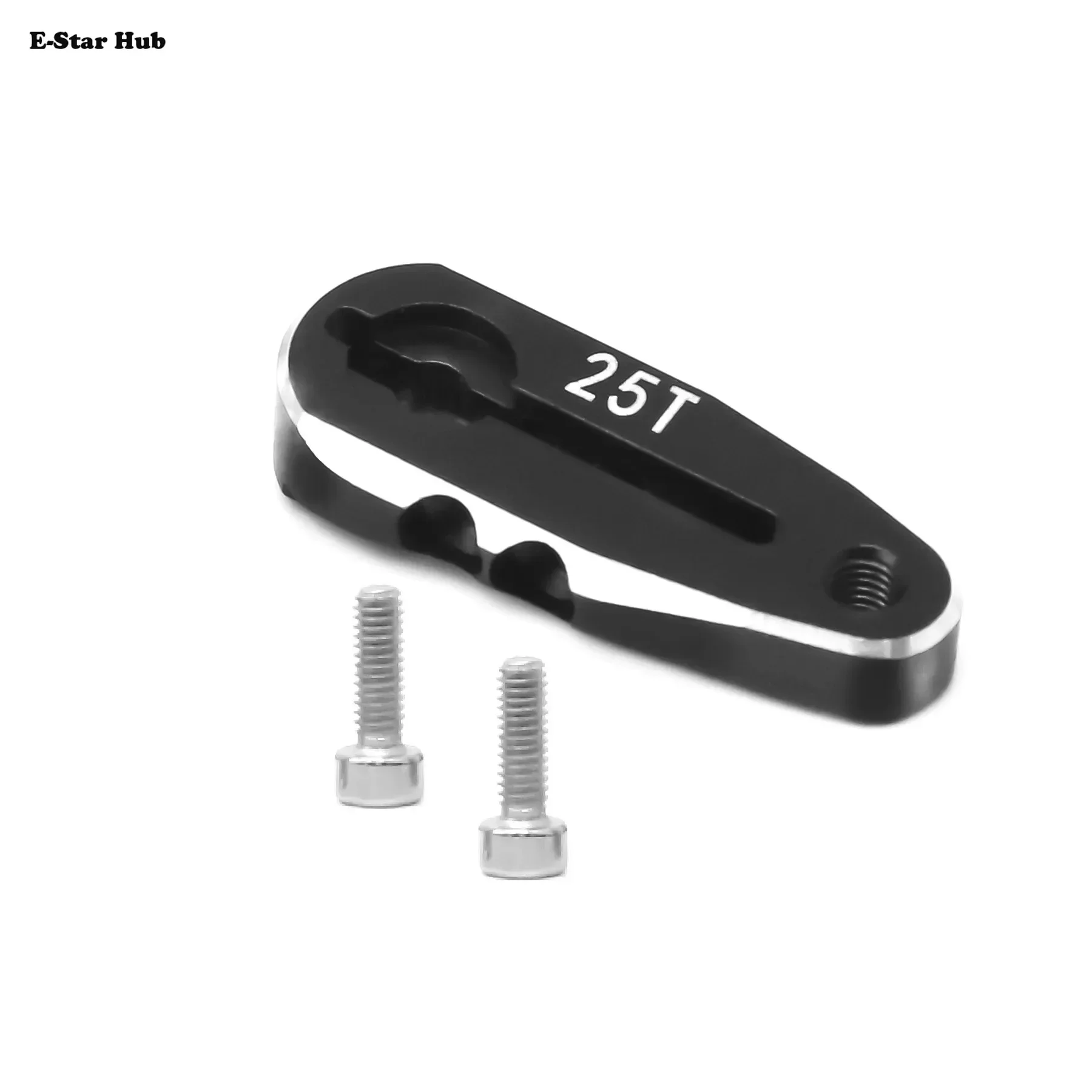 E-Star Hub RS RC Metal 25T CNC RC Tooth Servo Steering Horn Arm Heightening for 1/8 1/10 RC Car Parts
