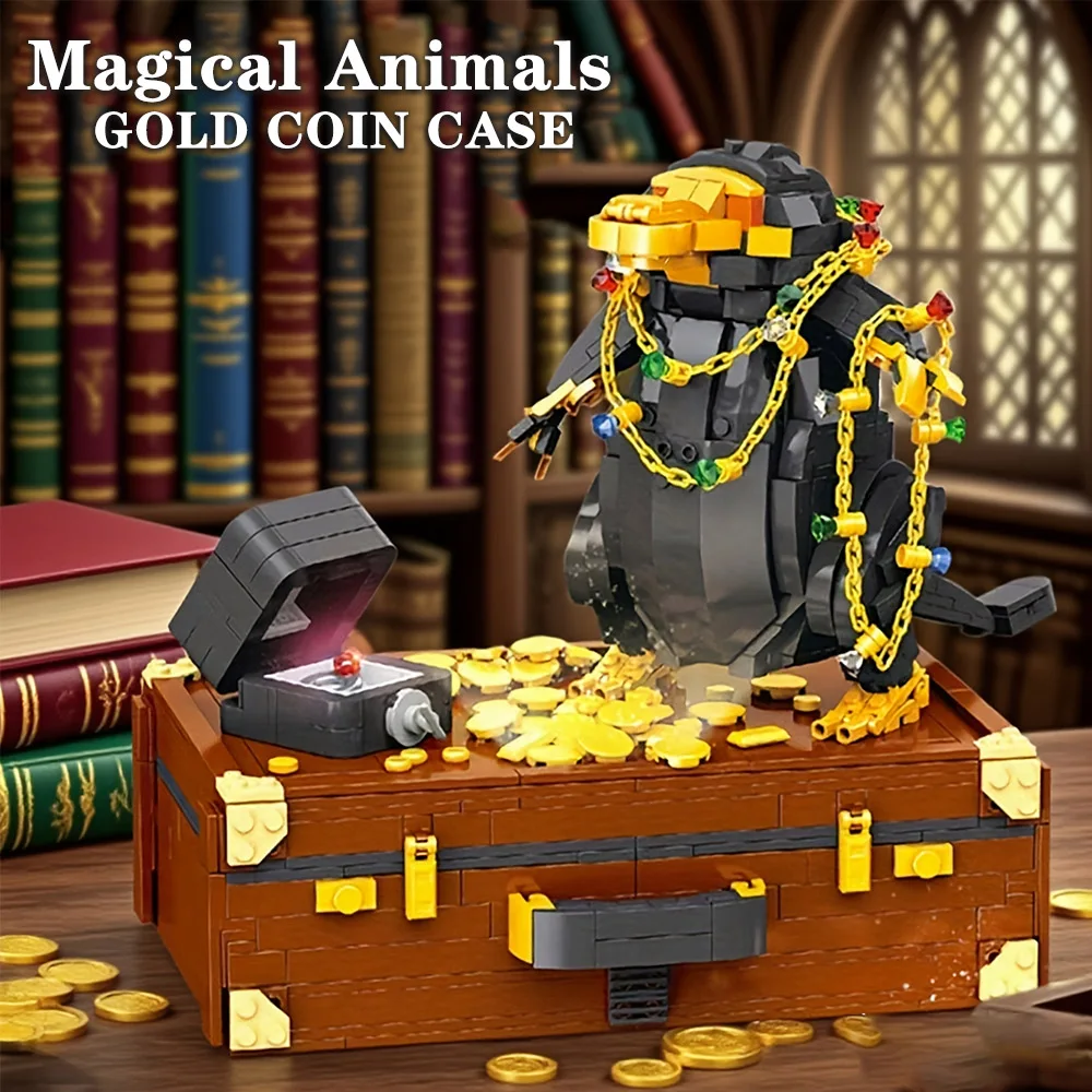 

Creative IDEAS Animals Case HARRY Nif Bricks Model Building Blocks Magic world Assembly Toys MOC Christmas Easter 1404pcs