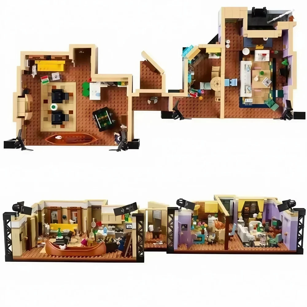 

2026 2048PCS building Block toy series Friends Apartment Collection Model Decoration Children's birthday Gift Home Decoration