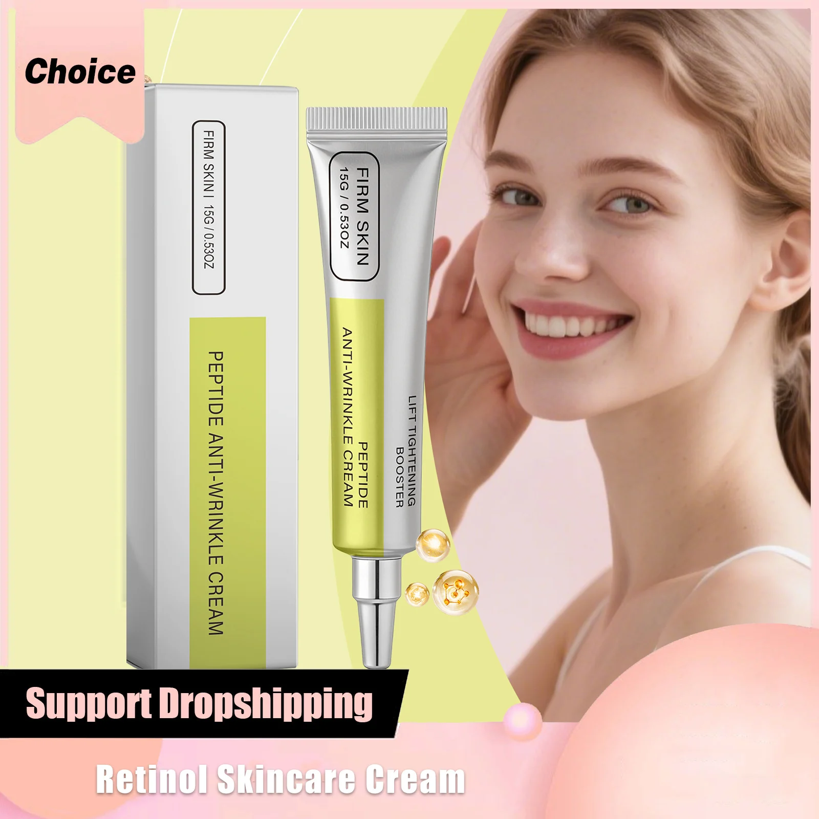 

Retinol Skincare Cream Moisturizing Smoothens Brightens Skin Renewal Enhances Firmness Elasticity Lasting Hydration Care Lotions